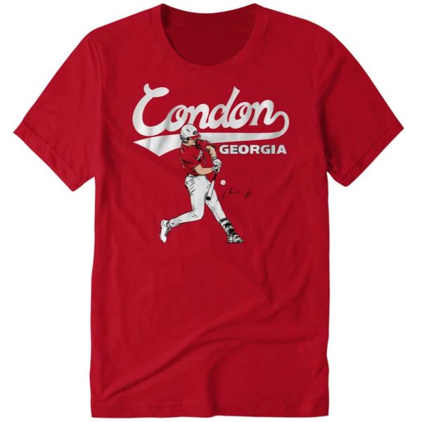 Georgia Baseball Charlie Condon Slugger Swing Shirt