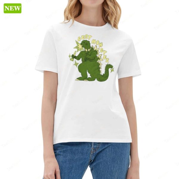 Godzilla Best Monster Ladies Boyfriend Shirt