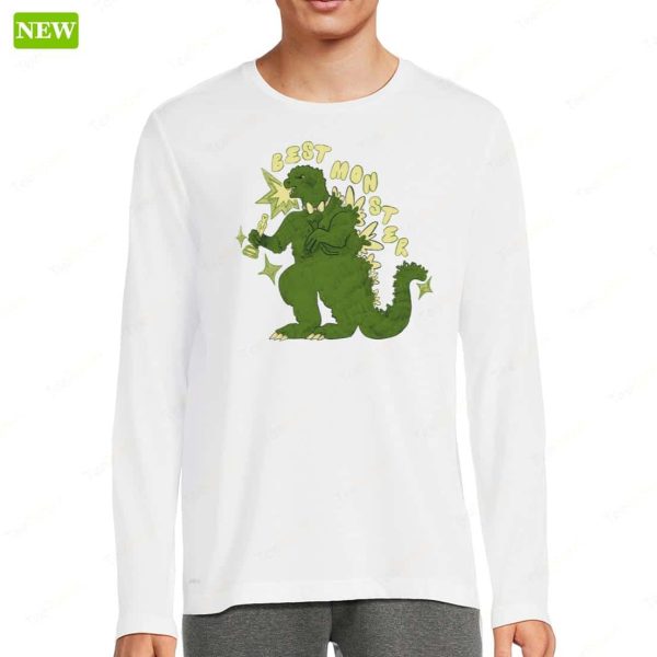 Godzilla Best Monster Ladies Boyfriend Shirt