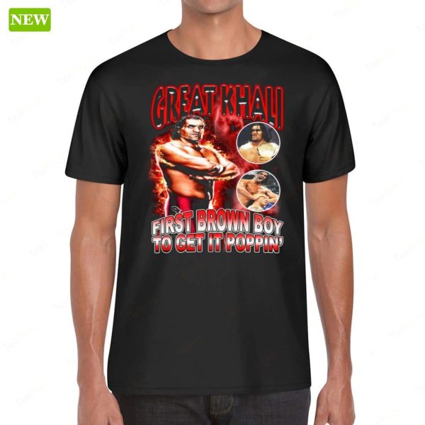 Great Khali First Brow Boy To Get It Poppin Hoodie