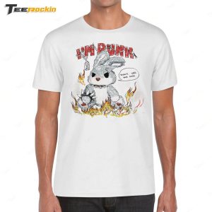 Im Punk Rabbit Graphic Ruched Shirt 1