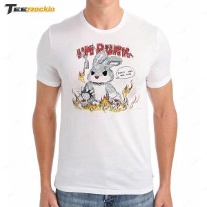 Im Punk Rabbit Graphic Ruched Shirt 3