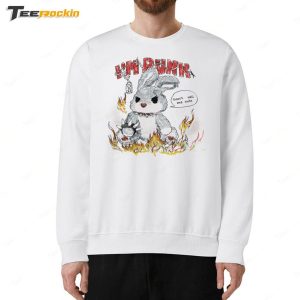 Im Punk Rabbit Graphic Ruched Shirt 5