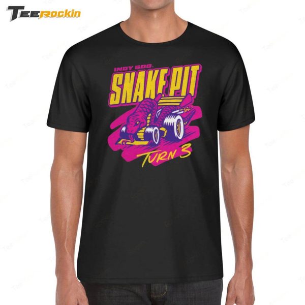 Indy 500. Snake Pit Turn 3 Shirt