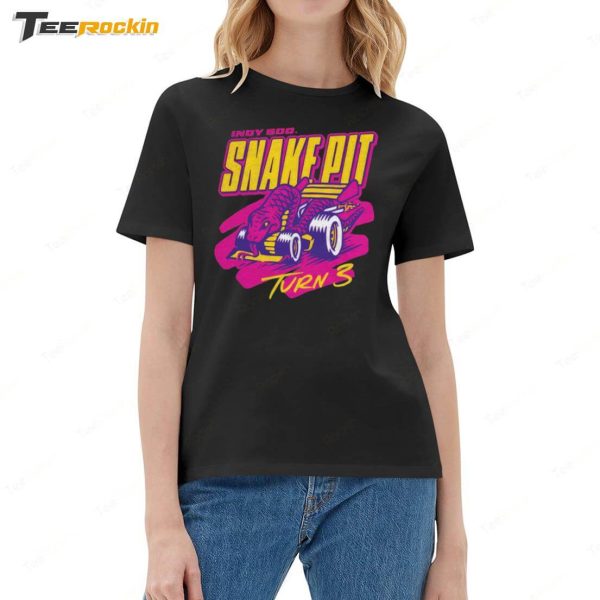 Indy 500. Snake Pit Turn 3 Shirt