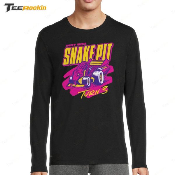 Indy 500. Snake Pit Turn 3 Shirt