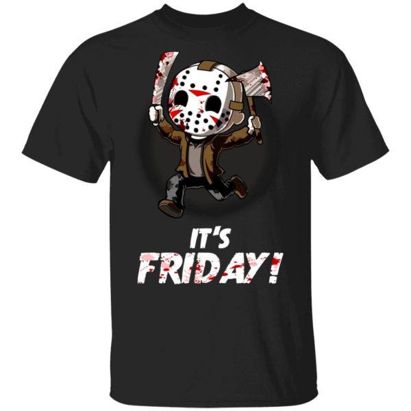 It’s Friday Funny Halloween Horror Graphic Shirt