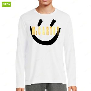 J.J. McCarthy Smiley Face Long Sleeve Shirt J.J. McCarthy Smiley Face Long Sleeve Shirt