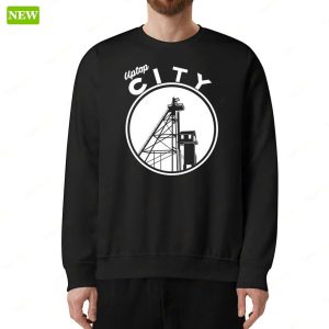 Jason Kelce Wearing Uptop City Sweatshirt Jason Kelce Wearing Uptop City Sweatshirt