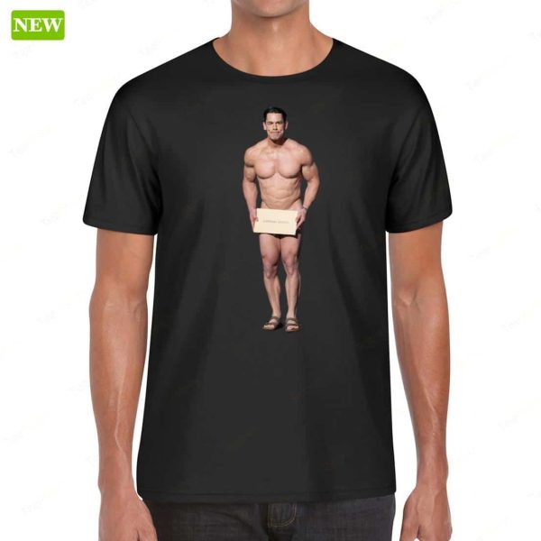 John Cena Nude As For Oscars 2024 Ladies Boyfriend Shirt