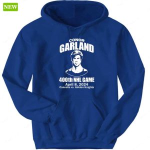 Jt Miller Garland With 400th Nhl Game April 8 2024 Canucks vs Golden Knights Shirt 6