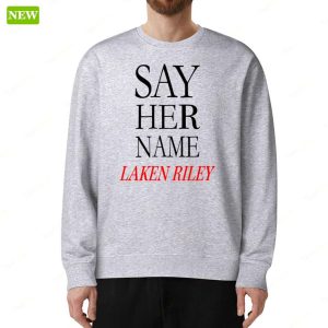 Marjorie Taylor Greene Say Her Name Laken Riley Ladies Boyfriend Shirt 5
