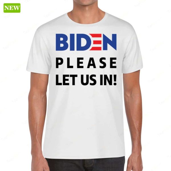 Migrant Wears Biden Please Let Us In Hoodie