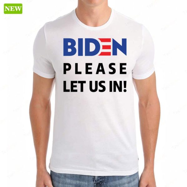 Migrant Wears Biden Please Let Us In Hoodie