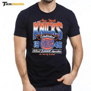NBA New York Knicks Ertablirhed 1946 Shirt 2 NBA New York Knicks Ertablirhed 1946 Shirt 3