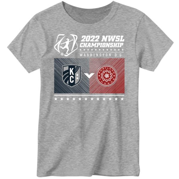 NWSL 2022 Match-up Portland Thorns Vs Kc Current Ladies Boyfriend Shirt