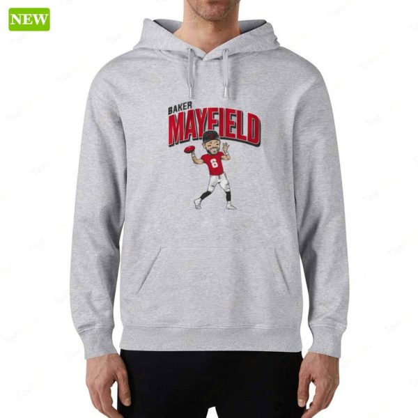 Official Baker Mayfield Caricature Hoodie