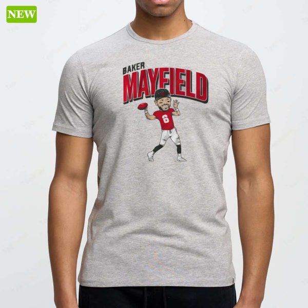 Official Baker Mayfield Caricature Premium SS Shirt