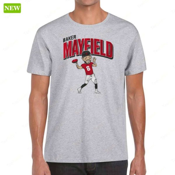 Official Baker Mayfield Caricature Premium SS Shirt