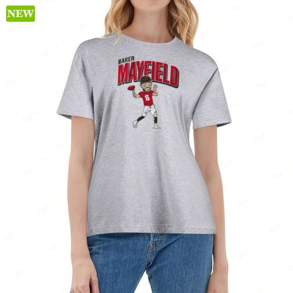 Official Baker Mayfield Caricature Premium SS Shirt