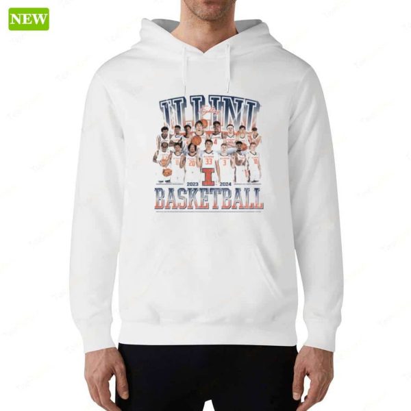 Official Illinois Men’s Basketball 23-24 Team Hoodie