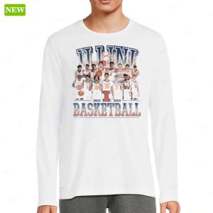 Official Illinois Mens Basketball 23 24 Team Hoodie 3