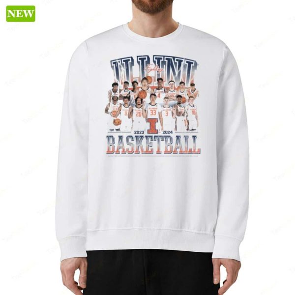 Official Illinois Men’s Basketball 23-24 Team Hoodie