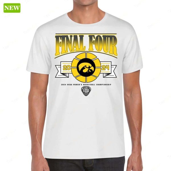 Official Iowa Women’s Basketball 2024 Final Four Shirt