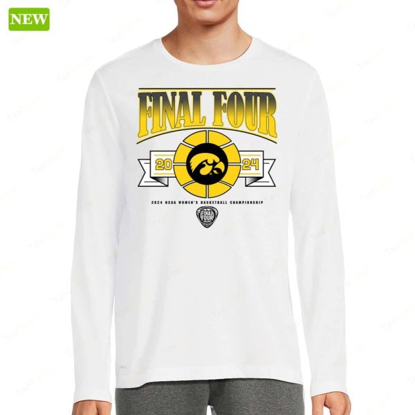 Official Iowa Women’s Basketball 2024 Final Four Shirt