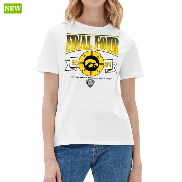 Official Iowa Women’s Basketball 2024 Final Four Shirt