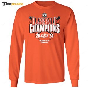 Oklahoma State Cowboys 2024 Big 12 Baseball Conference Tournament Champions Hoodie 2