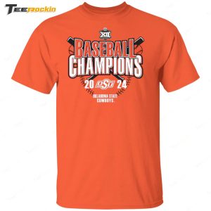 Oklahoma State Cowboys 2024 Big 12 Baseball Conference Tournament Champions Hoodie 3