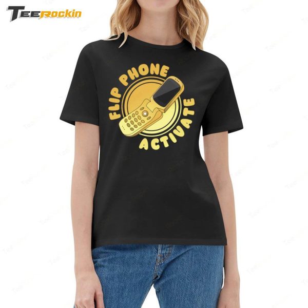 Omgitswicks Flip Phone Activate Shirt