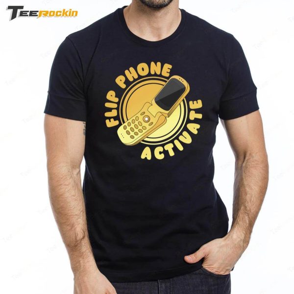 Omgitswicks Flip Phone Activate Shirt