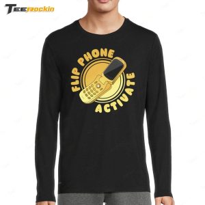 Omgitswicks Flip Phone Activate Shirt 4