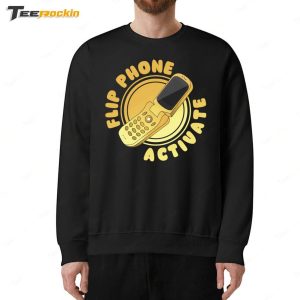 Omgitswicks Flip Phone Activate Shirt 5