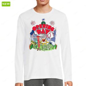 Opening Day Madness Chicago Baseball Chaos Tee Shirt 1 Opening Day Madness Chicago Baseball Chaos Tee Shirt 2