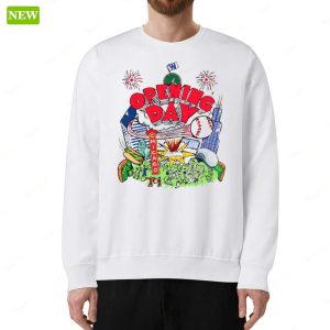 Opening Day Madness Chicago Baseball Chaos Tee Shirt 2 Opening Day Madness Chicago Baseball Chaos Tee Shirt 3