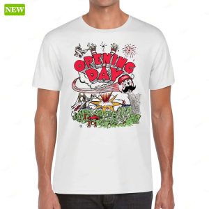 Opening Day Madness Cincinnati Baseball Chaos Tee Shirt 1