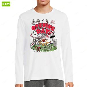 Opening Day Madness Cincinnati Baseball Chaos Tee Shirt 2