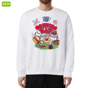 Opening Day Madness Philly Baseball Chaos Tee Shirt 3