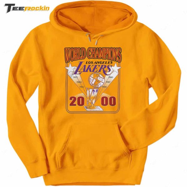 Pedro Pascal World Champions Los Angeles Lakers 2000 Shirt