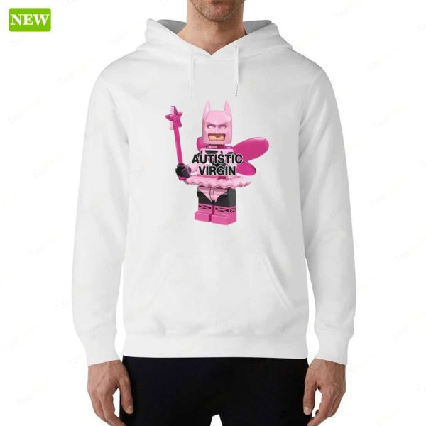 Pink Batman Autistic Virgin Hoodie