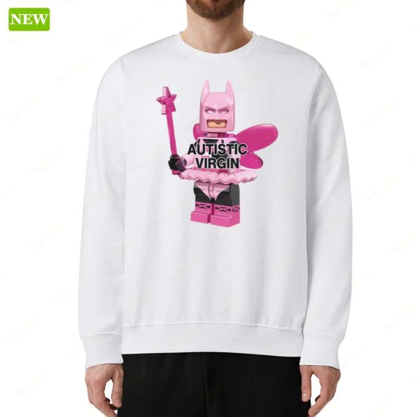 Pink Batman Autistic Virgin Hoodie