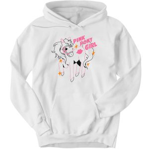 Pink Pony Girl Hoodie 1