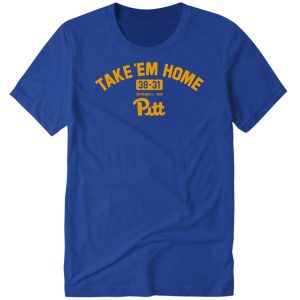Pitt Football Take Em Home Premium SS T Shirt 1