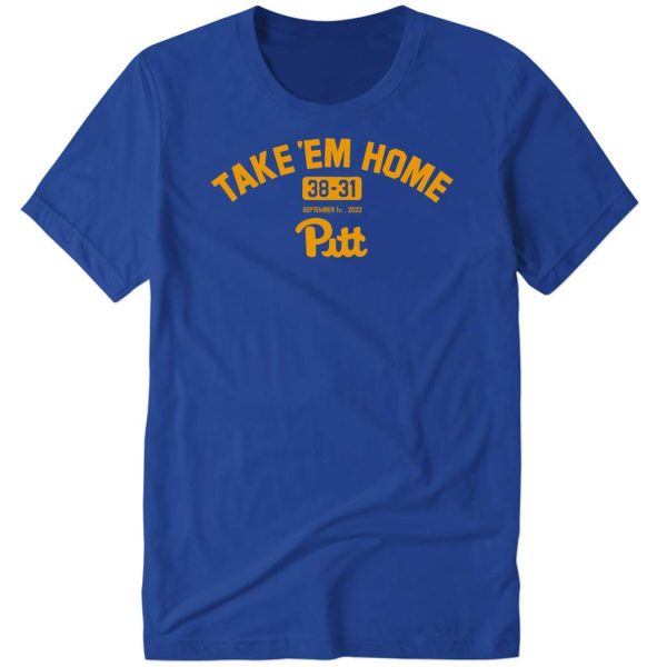 Pitt Football Take ‘Em Home Premium SS T-Shirt