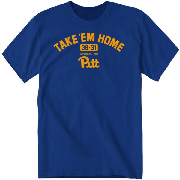 Pitt Football Take ‘Em Home Premium SS T-Shirt