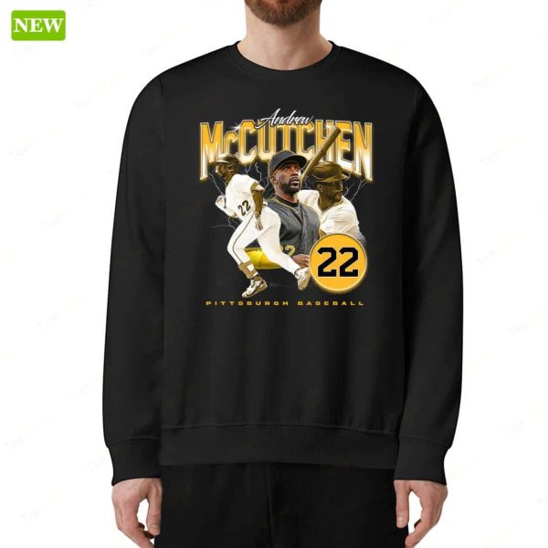 Pittsburgh Pirates New Andrew Mccutchen Retro 90s Hoodie