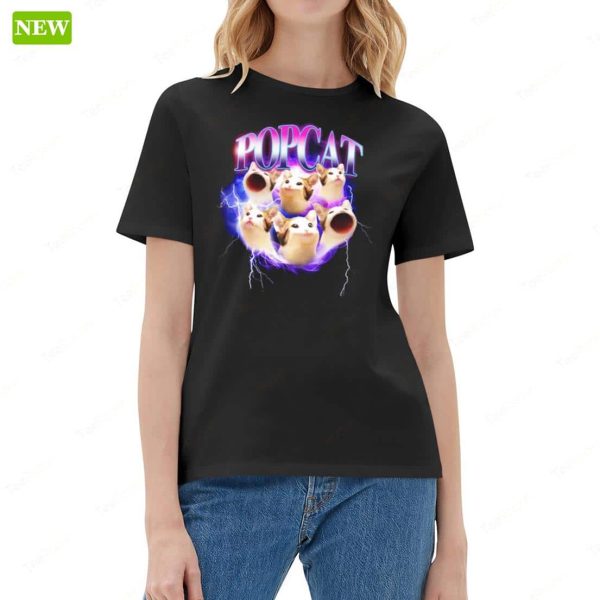 Popcat Purple Lighting Shirt